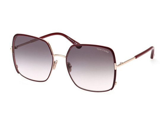 Tom Ford FT1006 69W Shiny Bordeaux/Gradient Blue