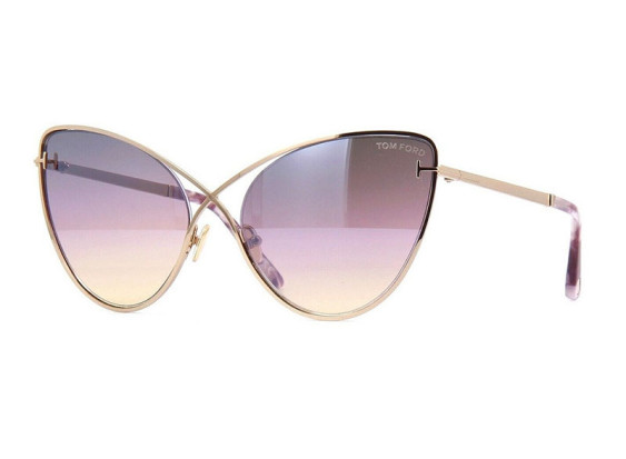 Tom Ford FT0786 28C Shiny Rose Gold/Violet Gradient Mirror