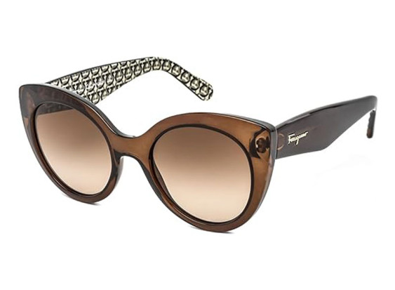 Salvatore Ferragamo SF964S 210 Transparent Brown/Brown Gradient