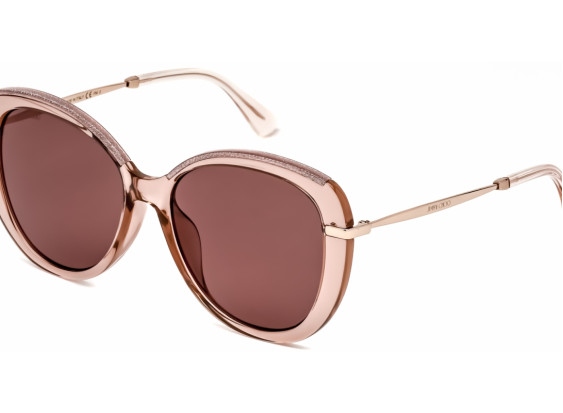 Jimmy Choo PHEBE/F/S 0W66 4S Pink Glitter / Burgundy