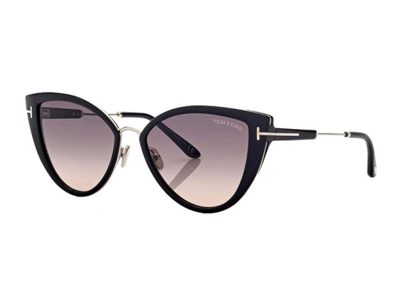 Tom Ford FT0868 01B Shiny Black/Smoke Gradient