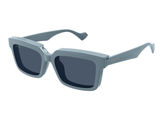 Gucci GG1543S 003 Light Blue/Transparent with Magnetic Clip-On Grey Blue