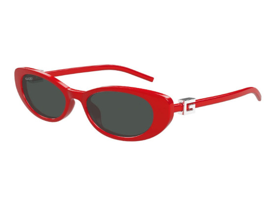 Gucci GG1680S 005 Shiny Red/Smoke