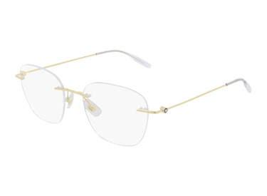 Montblanc MB0101O 006 Gold 54mm