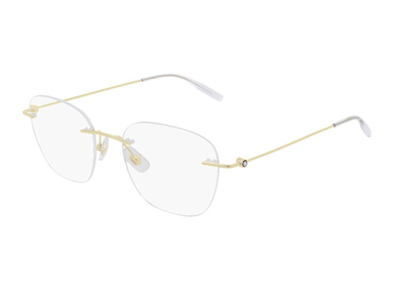 Montblanc MB0101O 006 Gold 54mm