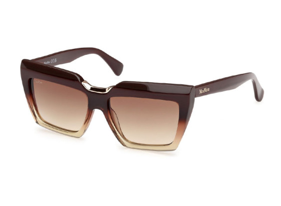 Max Mara MM0137 50F Dark Brown/Brown Gradient