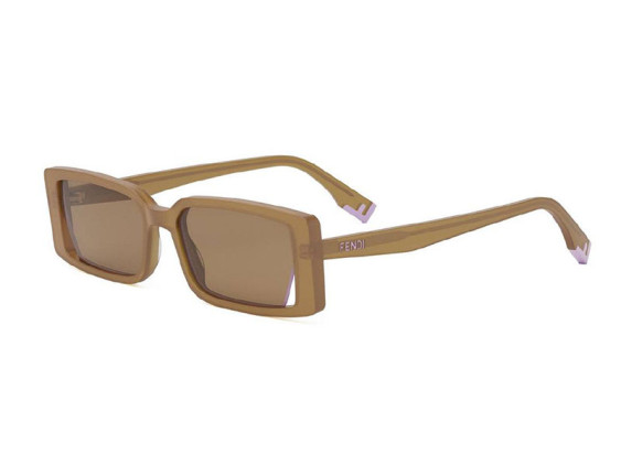 Fendi FE40164I 44J Shiny Orange/Brown