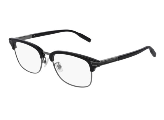 Montblanc MB0043O 001 Shiny Black 53mm
