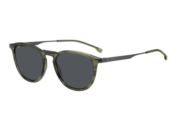 Hugo Boss BOSS 1639/S 0XYG IR Ruthenium/Green Horn/Grey