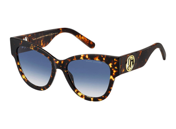 Marc Jacobs MARC 697/S 0086 08 Dark Havana/Blue Gradient