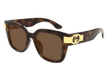 Gucci GG1690SK 002 Dark Havana/Brown