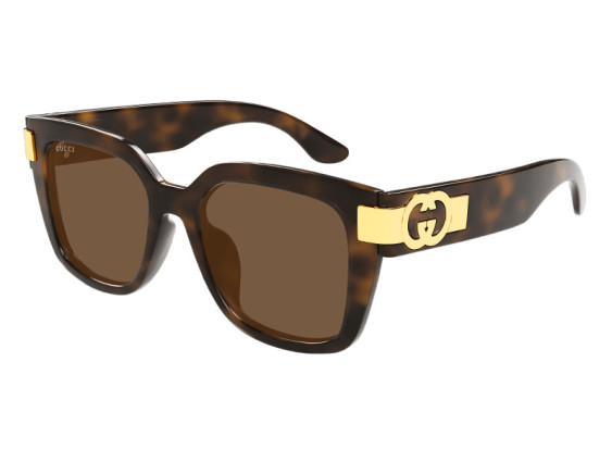 Gucci GG1690SK 002 Dark Havana/Brown