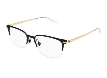 Montblanc MB0234OK 003 Black/Gold 52mm