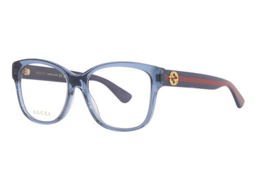 Gucci GG0038ON 012 Transparent Blue 54mm
