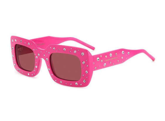 Carolina Herrera HER 0131/S 0MU1 4S Shiny Fuchsia with White Stones/Pink