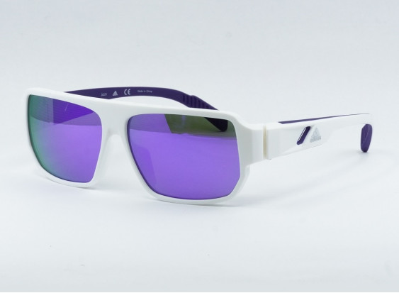 Adidas SP0038 21Z White/Mirrored Purple Gradient