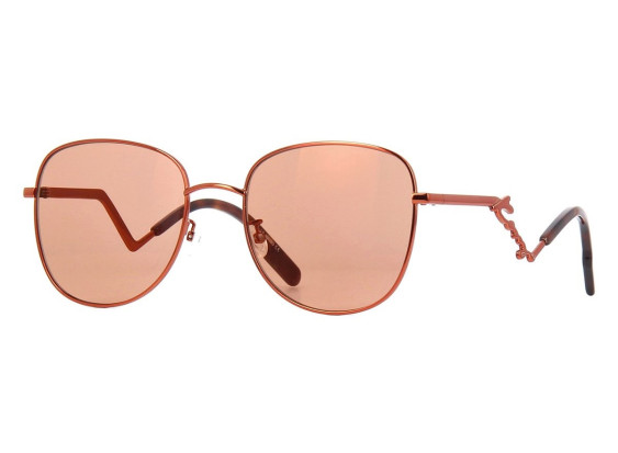 Kenzo KZ40036U 44L Metallic Orange/Peach with Light Orange Flash Mirror