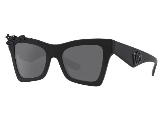Dolce & Gabbana DG4434 25256G Matte Black/Grey Mirror Black