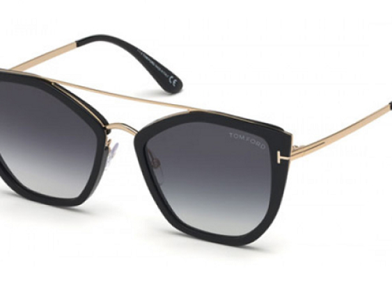 Tom Ford FT0648 01B Shiny Black/Smoke Gradient