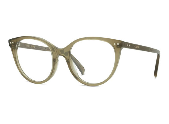 Celine CL50068I 093 Shiny Transparent Khaki 52mm