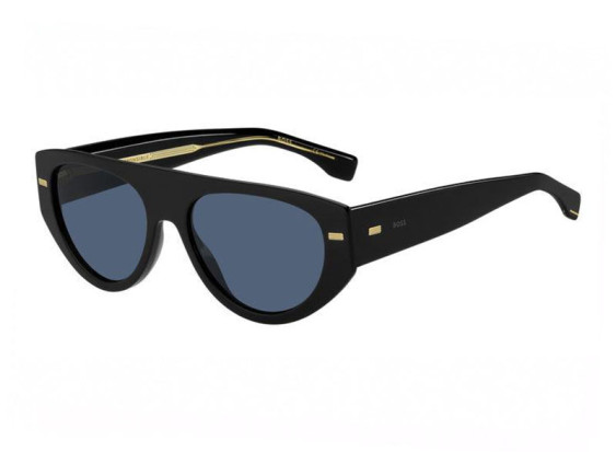 Hugo Boss BOSS 1443/S 0807 KU Shiny Black/Blue