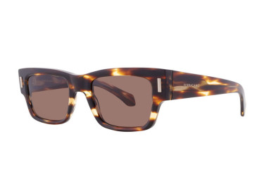 Salvatore Ferragamo SF2011S 216 Striped Brown/Brown