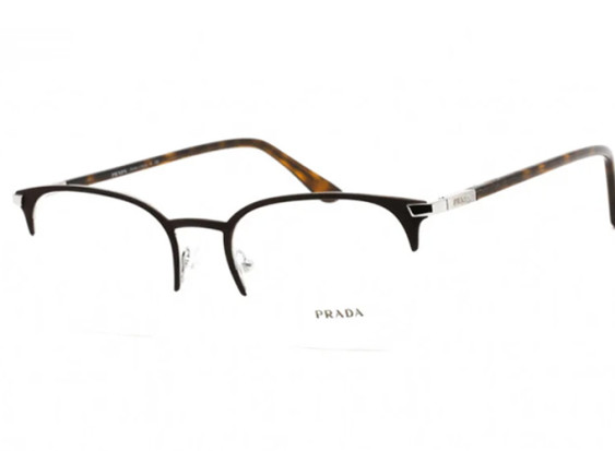 Prada PR57YV 02Q1O1 Matte Brown 52mm