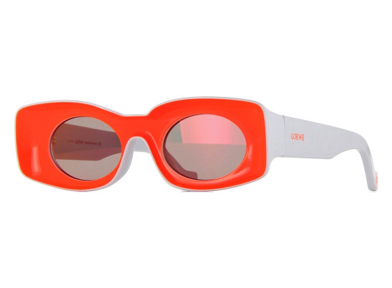 Loewe LW40033I 21U Fluorescent Orange and White/Grey with Pink Flash Mirror