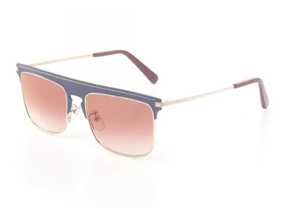 Loewe LW40006U 33G Gold/Blue Leather/Brown Gradient