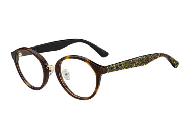 Jimmy Choo JC197/F 0OCY 00 Havana with Glitter 48mm