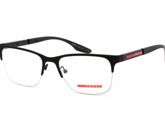 Prada Sport PS55OV DG01O1 Black Rubber 54mm