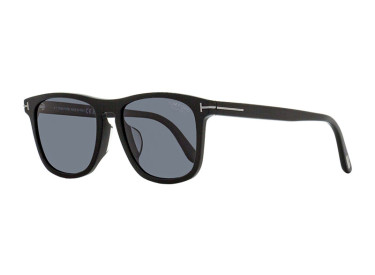 Tom Ford FT0930-F-N 01D Shiny Black/Polarized Smoke