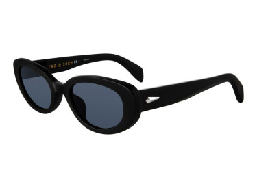 Rag & Bone RNB1061/S 0807 IR Shiny Black/Grey