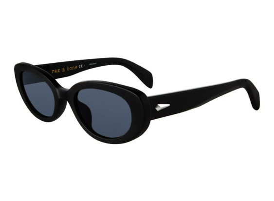 Rag & Bone RNB1061/S 0807 IR Shiny Black/Grey