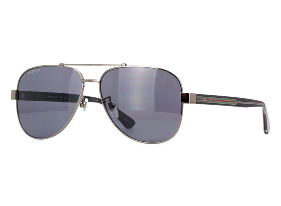Gucci GG0528S 007 Ruthenium Black/Grey