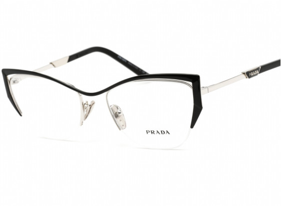 Prada PR63YV GAQ1O1 Silver/Black 52mm
