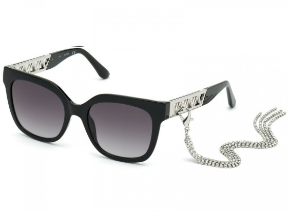 Guess GU7691S 01B Shiny Black/Gradient Smoke