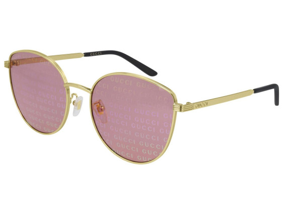 Gucci GG0807SA 004 Gold/Pink