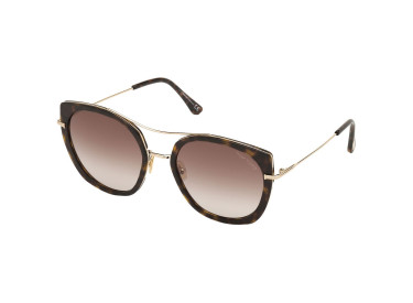 Tom Ford FT0760 52F Dark Havana / Gradient Brown