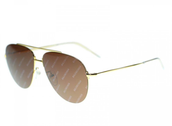 Balenciaga BB0013S 005 Gold/Brown