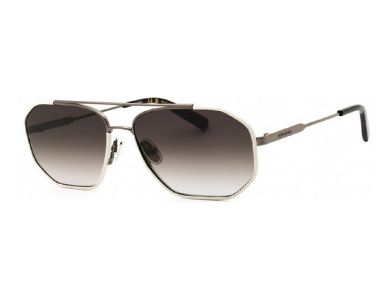 Salvatore Ferragamo SF303SLN 026 Dark Ruthenium/White/Grey Gradient