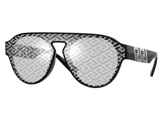 Versace VE4420 GB1/AL Black/Light Grey Monogram Silver