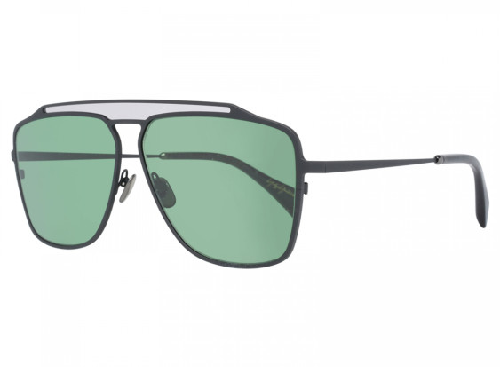 Yohji Yamamoto YY7040 002 Matte Black/Green