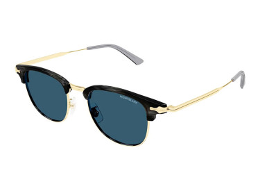 Montblanc MB0364S 003 Grey/Gold/Blue