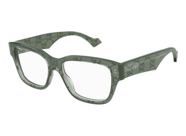 Gucci GG1428O 012 Transparent Grey with GG Pattern 55mm