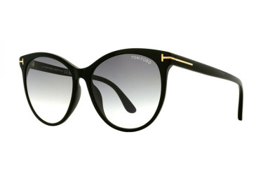 Tom Ford FT0787 01B Shiny Black/Gradient Smoke