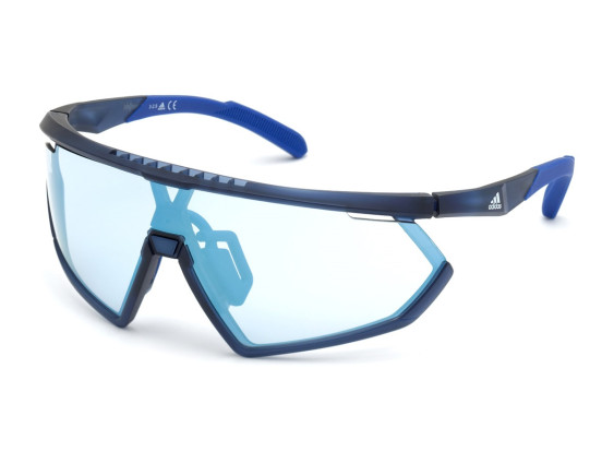 Adidas SP0001 91V Matte Blue/Blue to Grey Photochromic