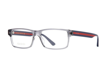 Gucci GG0752O 003 Transparent Grey/Blue 56mm