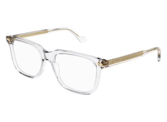 Gucci GG0737O 017 Transparent/Gold 53mm