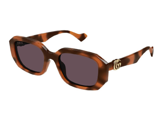 Gucci GG1535S 005 Orange Spotted Havana/Violet